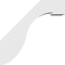 Ekena Millwork 3-in. W x 16-in. D x 16-in. H Del Monte Architectural Grade PVC Knee Brace BRCP03X16X16DEL - alternate 5